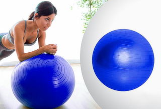 Pelota Duxx para yoga o pilates 65 cm azul