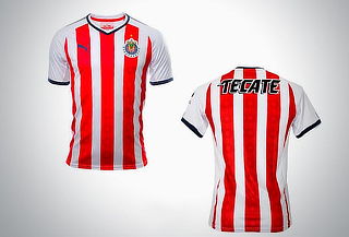 Jersey Chivas original Puma en tela Dri-Fit para hombre