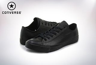 Tenis Converse de Piel Negro All Star Elige tu talla 