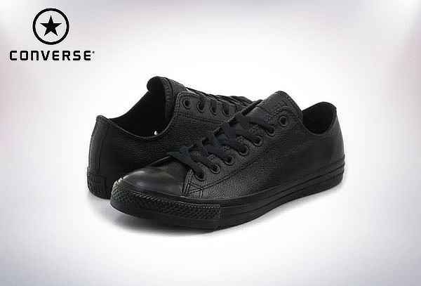 Tenis Converse de Piel Negro All Star Elige tu talla 