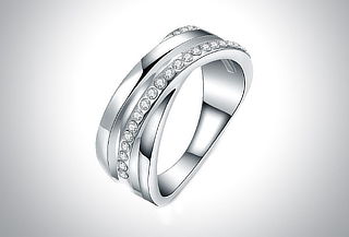Anillo "Paradise" con Incrustaciones de cristal