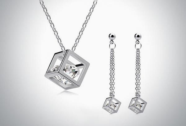 Set de collar + aretes 