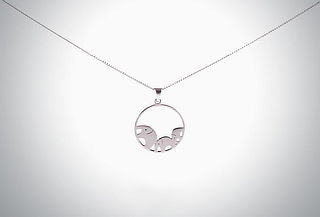 Collar 3 con Elefantes de Plata