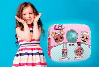 Set perfume LOL Surprise para niña + Esmalte + Llavero