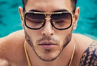 Lentes Tony Stark en color Negro y Rojo 