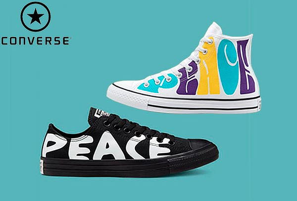 Tenis Converse Chuck Taylor Peace Hi ¡Talla a elegir!