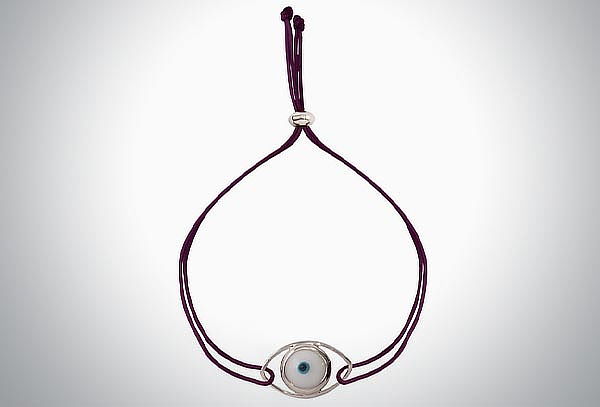 Pulsera Ojo Cord de Plata