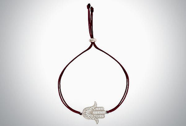Pulsera Hamsa Cord de Plata