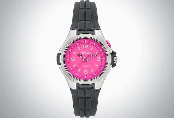 Reloj Armitron  Resina, Correa Color Negra