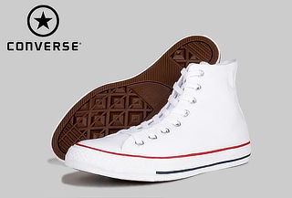 Tenis Converse Bota Blanco M7650  All Star Elige tu talla 