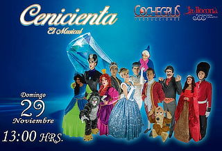 Cenicienta  el Musical en Streaming ¡29 de Noviembre!