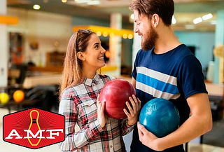 BOLICHES AMF Líneas+ Pizza+ Renta Zapatos para 2