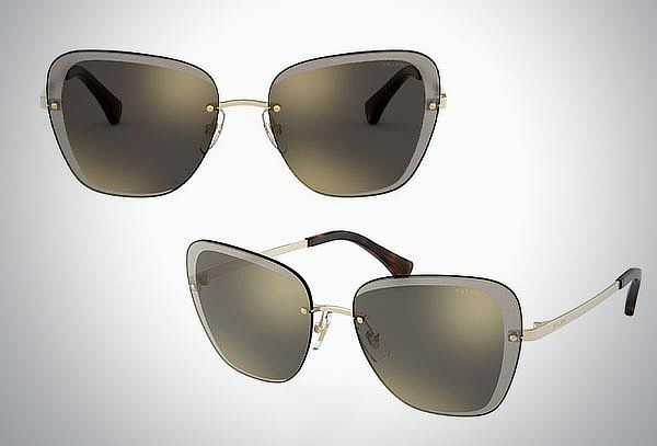 Lentes de sol para mujer Ralph by Ralph Lauren dorados