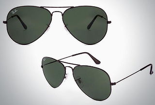 Lentes de sol RayBan Negras Aviador RB3025 L2823