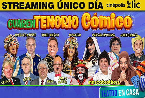 CuarenTenorio Cómico por Cinépolis Klic  ¡FEB 13!