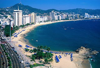ACAPULCO: día de playa con Transporte, Visitas, 1D