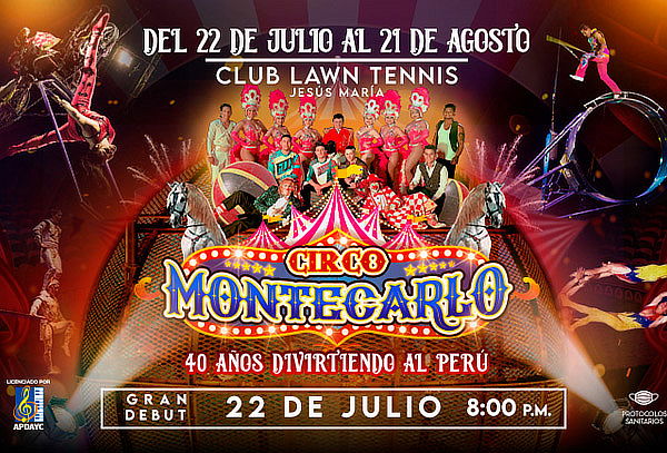 Entrada a Elegir al Circo Montecarlo