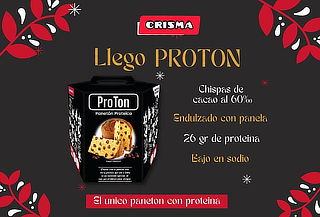 Come saludable esta Navidad con PROTON paneton con PROTEINA 