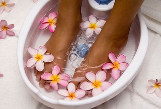 Desintoxicación iónica salud a través de los pies