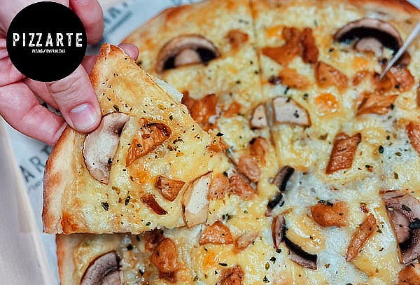 Pizza Familiar 2 Sabores en Pizzarte
