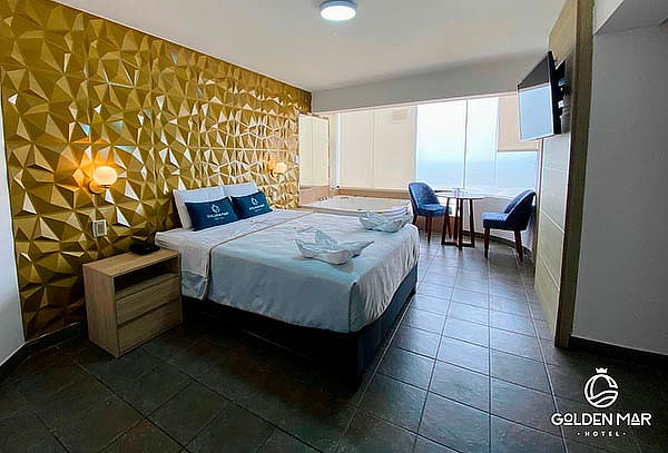 Habitación Matrimonial Deluxe Vista al Mar y Jacuzzi