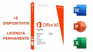 Licencia Office 365 PRO + 5 Dispositivos