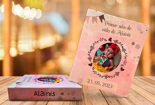 Álbum Personalizado para 200 Fotos  + 100 Fotos Impresas