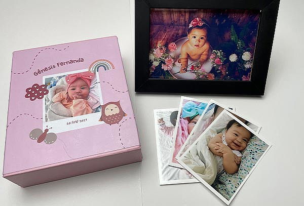Álbum Personalizado para 200 Fotos  + 100 Fotos Impresas
