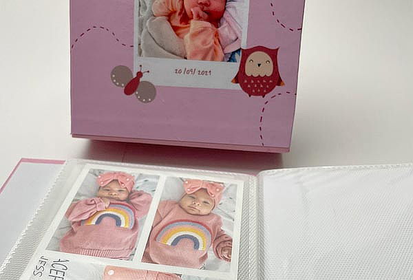 Álbum Personalizado para 200 Fotos  + 100 Fotos Impresas