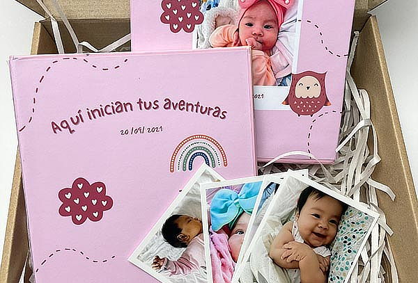 Álbum Personalizado para 200 Fotos  + 100 Fotos Impresas