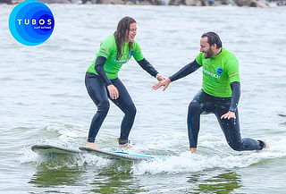 Clase de Surf 1 Hora y Media + Equipo + Seguro y Más en TSS 