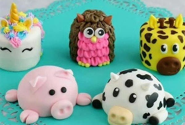 20 Porciones Torta de 1 Piso + Cupcakes +Galletas y Más