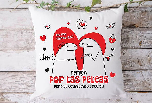 PARA MAMÁ:Cojines Personalizados 40x40cm + Tela Antialérgica