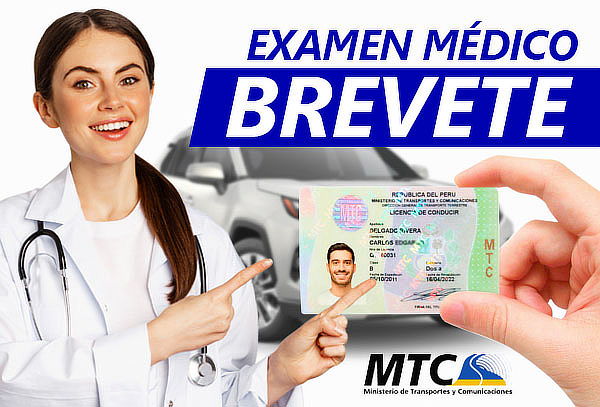 Examen Médico para Brevete en CENTROMEDIC