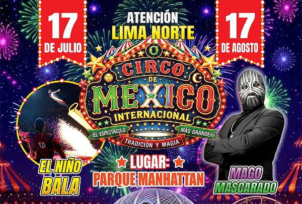 Circo internacional Mexico : El Mago Enmascarado