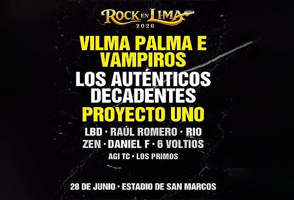 Rock en Lima 2026 en San Marcos