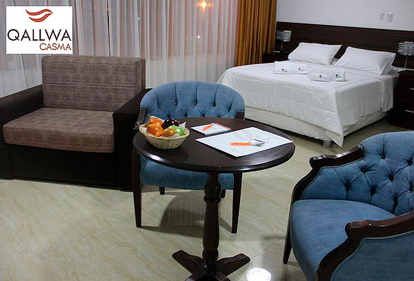 01 Noche para 2 en Qallwa Hotel en Casma
