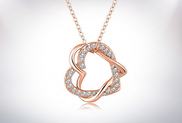 Anillo Amor Infinito Bañado en Oro Rosa 18K