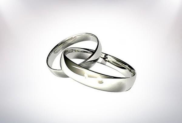 Aros de Matrimonio Enchapados en Oro de 18K