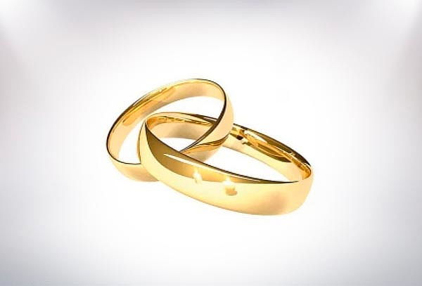 Aros de Matrimonio Enchapados en Oro de 18K