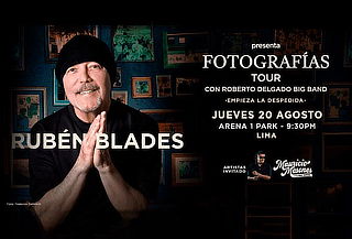 Rubén Blades Fotografías Tour en Arena 1 Park
