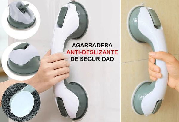 1 Agarradera Antideslizante para Baño con ventosa