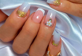 Uñas Acrílicas Hasta #2 con GEL + Pedrería o Diseño