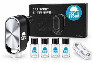 Aromatizador Inteligente para auto + 4 perfumes exclusivos
