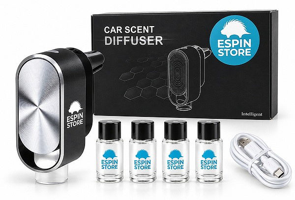 Aromatizador Inteligente para auto + 4 perfumes exclusivos