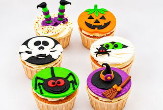 Hasta 24 Cupcakes Temáticos para Halloween
