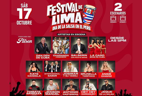 FESTIVAL DE LIMA - Día de la salsa en el Perú 17 de octubre