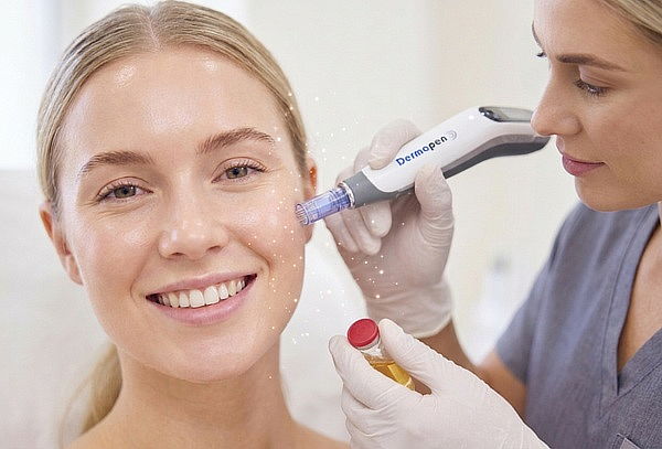 Efecto Porcelana: Dermapen, Pink Glow Vitaminas y Plasma PRP