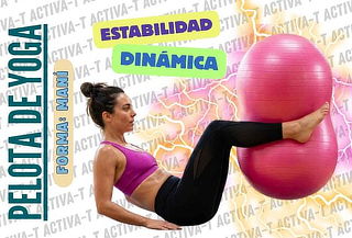Pelota de Yoga Maní 90×45 cm + Inflador