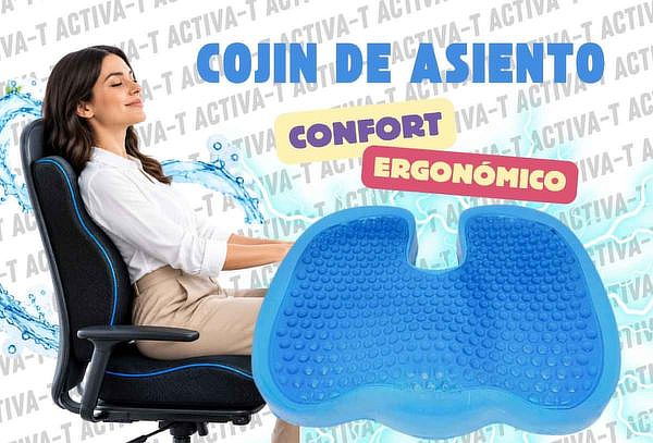 Cojín Ergonómico Gel Tech ACTIVA-T con Memory Foam
